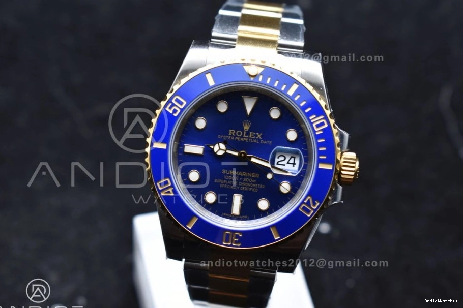 116613LB Blue Steel Edition 904L YG Dial Seasonal Ceramic 1132 Submariner Best 1:1 Blue VSF VS 0521
